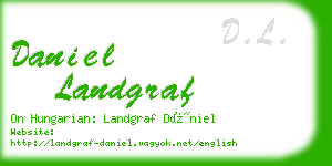 daniel landgraf business card